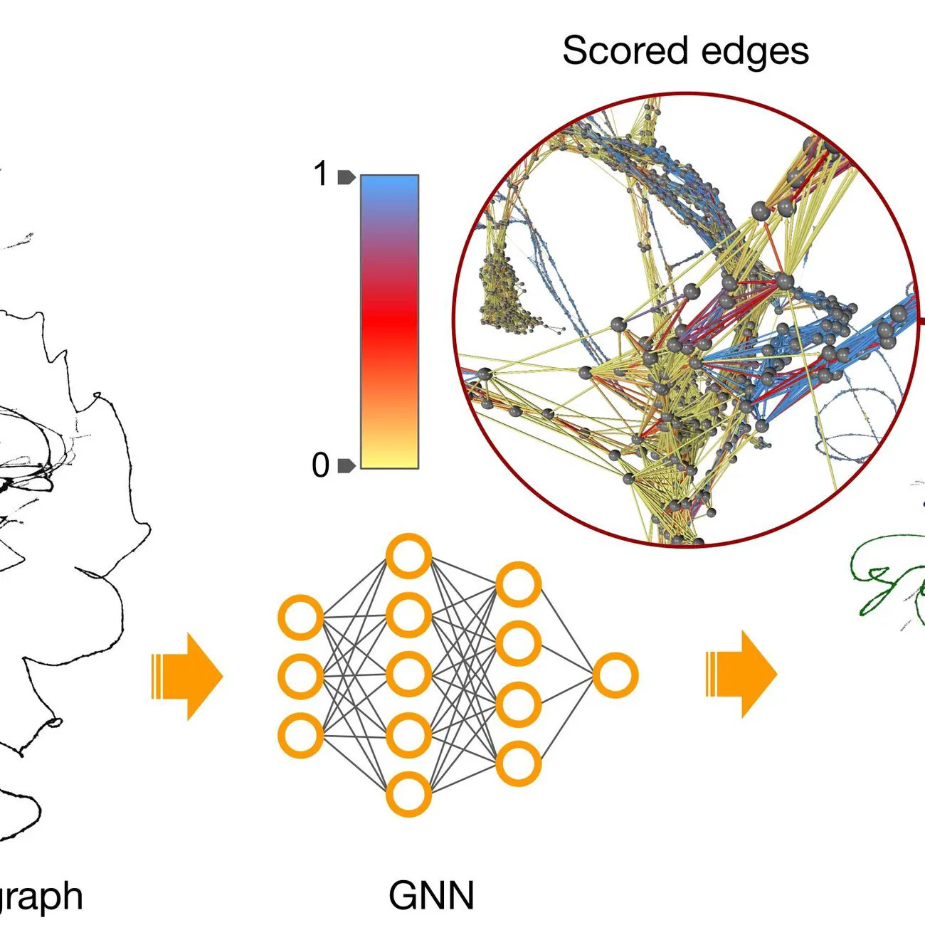 Geometric deep learning framework for de novo genome assembly